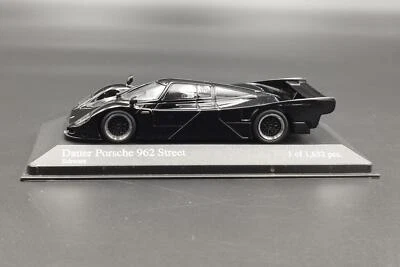 1:43 Porsche 962 Dauer Street Black Minichamps - Immagine 1 di 4
