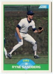 1989 Score #35 Ryne Sandberg Chicago Cubs - Picture 1 of 2