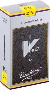 box 10 reeds CLARINET Mib VANDOREN V12 CR6125 - force 2.5 - Picture 1 of 2