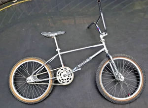 Hutch BMX Bicycle 1980 s Pro Racer 20 Inch Chrome Old School Vintage ORIGNAL - Picture 1 of 7