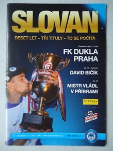 Programm Tschechien 4.8.2012 FC Slovan Liberec - FK Dukla Praha - Picture 1 of 1