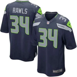 Nike Seattle Seahawks Thomas Rawls Game Jersey - Navy #34 - Bild 1 von 1
