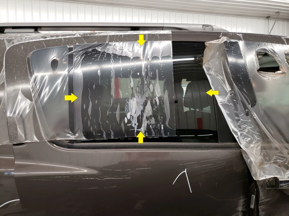 Nissan Armada 2013 privacidad tinte puerta trasera del lado del pasajero ventana de vidrio solamente Foto 1 de 1