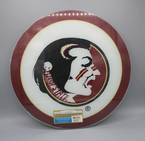 Florida State Seminoles Decorative Tempered Glass Lazy Susan 16" Art Works NCAA Cover