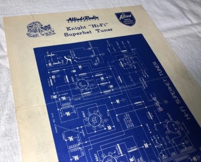 SINTONIZADOR RADIO ALIED CABALLERO GUÍA DE CONSTRUCCIÓN Y OPERACIÓN ORIGINAL MJ782 Foto 1 de 3