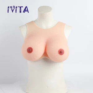 G Cup Drag Queen Silikonbrüste Transgender Falsche Soft Silicone Boobs Enhancer - Picture 1 of 11