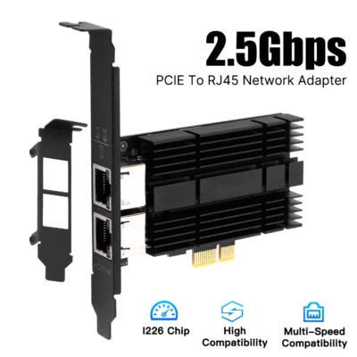 INTEL I226 chipset 2.5G RJ45 Port PCIe Gaming Network Card 2500M Network Adapter - Image 1 of 4