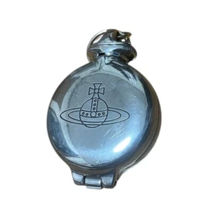 Used Vivienne Westwood Ashtray Portable Silver Plain From Japan - Picture 1 of 4