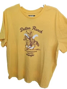  Yellowstone Dutton Ranch Cowboy Wrangler T-Shirt - XXL Size  - Picture 1 of 7