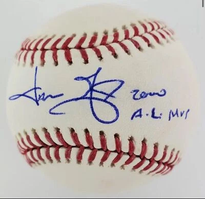 Jason Giambi “2000 AL MVP” Signed OML Baseball (PSA/DNA COA) - Image 1 of 4