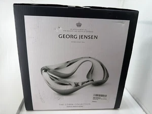 Cobra by Georg Jensen Stainless Steel Mirror Polished Triple Snack Bowl - - Picture 1 of 3