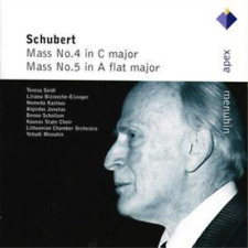 Franz Schubert Mass Nos. 4 & 5 (Menuhin, Kaunas State Choir, Lithuanian Co) (CD)