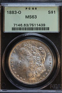 1883-O Morgan Silver Dollar PCGS MS63 VSS VAM 28 Doubled 3 (Lot#20-8) - Bild 1 von 2