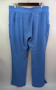 FIGS Kade Cargo Scrub Pants Blue Medical Nurse Women's Large T21004 *Flaw* - Picture 1 of 13