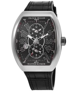 New Franck Muller Vanguard Master Banker GMT Men's Watch V 45 MB SC DT AC NR - Picture 1 of 4