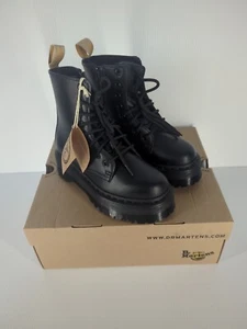Dr Martens V Jadon II Mono Black Platform Boots Size 5 Ladies / 4 Men Docs NEW - Picture 1 of 9
