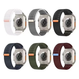 Wave Woven Nylon Loop Strap For Samsung Galaxy Watch 7 Ultra 47mm Sport Strap - Picture 1 of 21