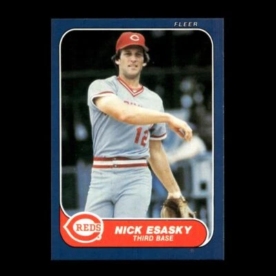 Nick Esasky 1986 Fleer Cincinnati Reds #177 R318E 75 - Image 1 of 2