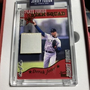 DEREK JETER 1994 SIGNATURE ROOKIES STAR SQUAD #SS3 Jersey Fusion 1/1 one of one - Picture 1 of 8