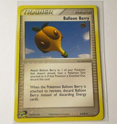 Balloon Berry 82/97 Tool Trainer EX Dragon Pokemon Card LP