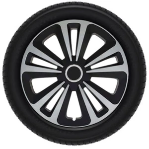 Radkappen-Satz - 14 Zoll - Terra Mix - Silber-Schwarz - Bild 1 von 2
