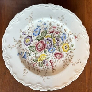 Ensalada para plato de almuerzo Crown Ducal Wilmslow 7 3/4" aerosol floral multicolor - Imagen 1 de 3