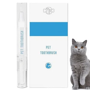 Pet Toothbrush Pen, Dog Teeth Cleaning Pen, Cat/Dog Tartar Remover for Teeth - Picture 1 of 12