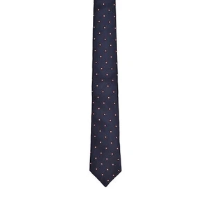 BRUNELLO CUCINELLI MEN'S 100% SILK GEOMETRIC SKINNY TIE NEW - Picture 1 of 1