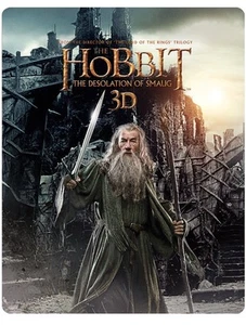 NEW-Ltd Edition Steelbook: Hobbit: The Desolation Of Smaug 3D/BluRay/UV (Sealed) - Picture 1 of 4