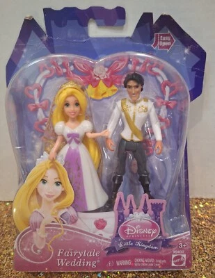 Muñecas de boda Disney Rapunzel y Flynn - Lindo conjunto de mini muñecas - ¡Gran idea de regalo! Foto 1 de 4