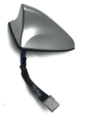 Antena Hyundai Santa Fe 2013-2016 aleta de tiburón GPS techo normal P2S plateada OEM Foto 1 de 2