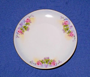 Plato J & C Bavaria Rosas Rosa Pintado a Mano Stouffer Plato de 6 pulgadas - Imagen 1 de 4
