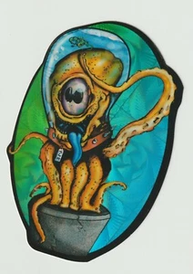 1990 Alien Monster vintage Prism vending machine sticker - Picture 1 of 1