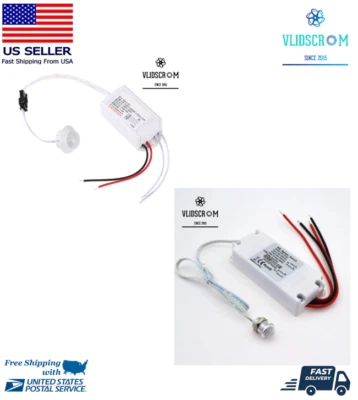 IR PIR Infrared Body Motion Sensor Automatic Auto Light Lamp Control Switch 110V - Image 1 of 4