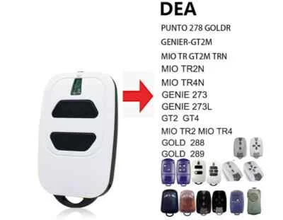 For DEA GTI2 -New Version of DEA MIO TR2 Rolling Code Garage Door Remote Control - Image 1 of 2