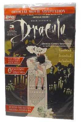 (Bram Stoker's) Dracula #3 (of 4) 1992  Topps Comics. Sealed With Cards. - Image 1 of 3