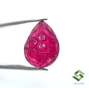 Piedras preciosas sueltas talladas a mano rubí natural de 14,50x11 mm 10,99 quilates - Imagen 1 de 8