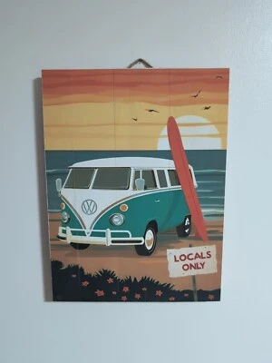 Wooden Slatted Wall/Pop Art  ,"Vw Local Only " - Image 1 of 4