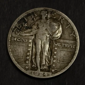 1924 Standing Liberty Quarter VF    Lot 3555 - Picture 1 of 2