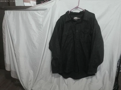 Camisa vintage Cabelas 100% lana gris jaspeado invierno manga larga 3XL larga Foto 1 de 4