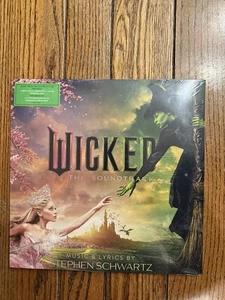 WICKED THE SOUNDTRACK VINYL 2LP 2024 ARIANA GRANDE CYNTHIA ERIVO + MORE New !! - Picture 1 of 2