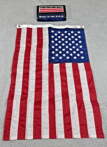 Amerikanische Flagge Valley Forge Perma-Nyl 2 Fuß x 3 Fuß Nylon bestickt Sterne genäht USA - Bild 1 von 8