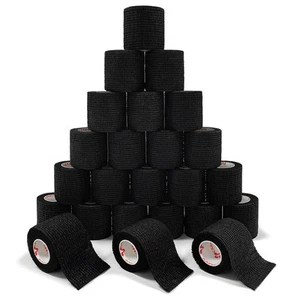 [24Pack 2" x5 Yards] -Self Adhesive Bandages Sports Wrap, Athletic Elastic Co... - Picture 1 of 7
