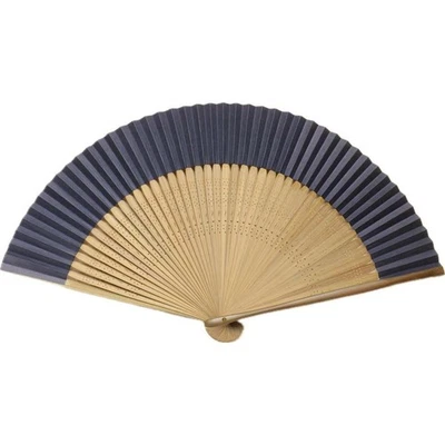 Abanico de papel corto reversible Inokuchi Matsudo Kyoto regalo para hombres tradicional japonés Foto 1 de 4