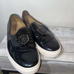 Vintage Re Ferdinando Herren Slipper Driving Sneaker Löwe Medusa Schwarz Selten - Bild 1 von 15