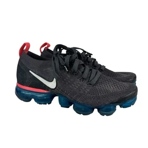 Nike Air Women's Vapormax FlyKnit 2 Thunder Gray Sneakers 942843 6.5 6 1/2 Run - Picture 1 of 7
