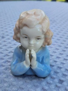 Vtg Japan Cadec Porcelain Little Girl Praying Figurine 3" - Picture 1 of 8