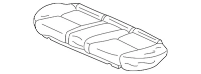 Funda Cojín Asiento Trasero Original Honda *NH167L* (Negro Grafito) 82131-SDA- Foto 1 de 2