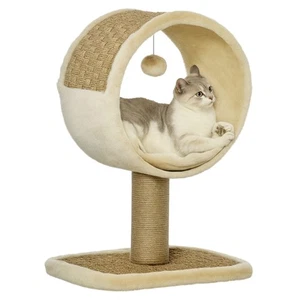 PawHut Gato Árbol Torre Gatito Muebles Centro de Actividades con Poste Rascador Juguete - Imagen 1 de 11