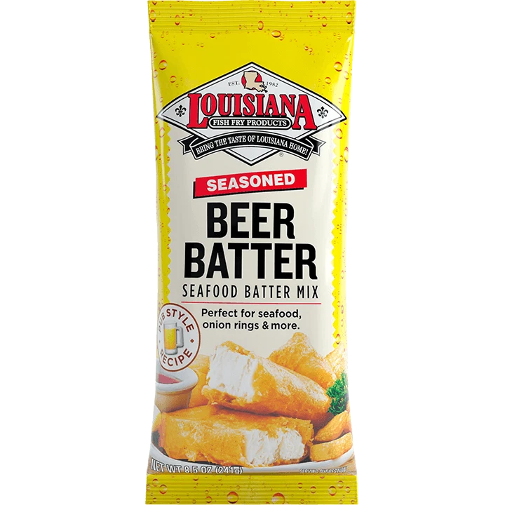 Mezcla a batería de mariscos Louisiana Fish Fry Products - 10 oz. - Batería de cerveza Foto 1 de 1